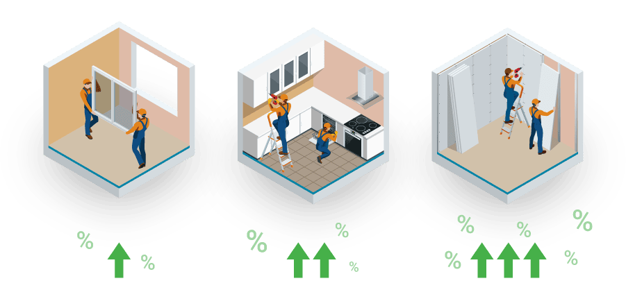 renovace nájemního bytu